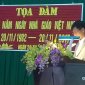 UBND xã Xuân Phong tổ chức lễ  tọa đàm 35 năm ngày Nhà giáo Việt Nam 20-11. 