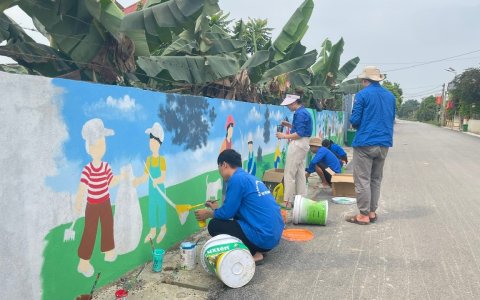 Đoàn thanh niên xã Xuân Phong chung tay xây dựng NTM nâng cao