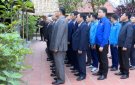 ĐOÀN ĐẠI BIỂU CỦA HUYỆN THỌ XUÂN DÂNG HƯƠNG TẠI KHU DI TÍCH LỊCH SỬ CÁCH MẠNG YÊN TRƯỜNG, XÃ THỌ LẬP
