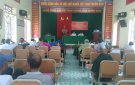 Hội nghị đối thoại giữa người đứng đầu cấp ủy, chính quyền với MTTQ, các đoàn thể và nhân dân trong xã