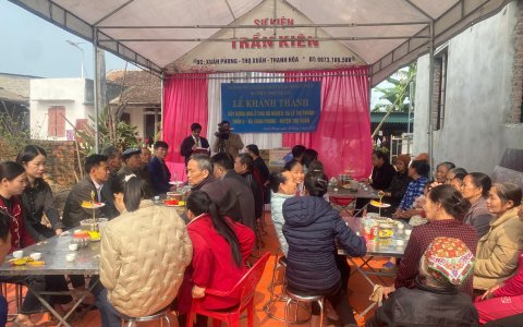 Lễ khánh thành nhà ở cho hộ khó khăn trên địa bàn xã Xuân Phong