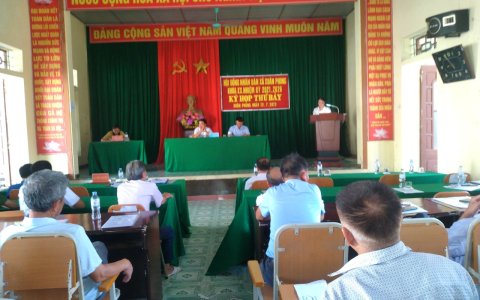 Kỳ họp Hội đồng nhân dân xã Xuân Phong khóa XX, nhiệm kỳ 2021-2026 kỳ họp thứ 7.